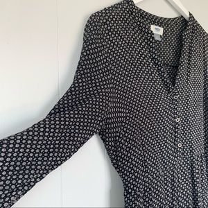 Black midi swing dress!